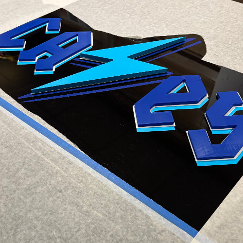 Acrylic Sign w/3D Print